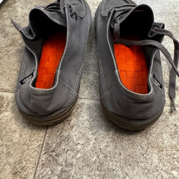 Vans Gray Boat Shoes Slip-On Style - Picture 4 of 6